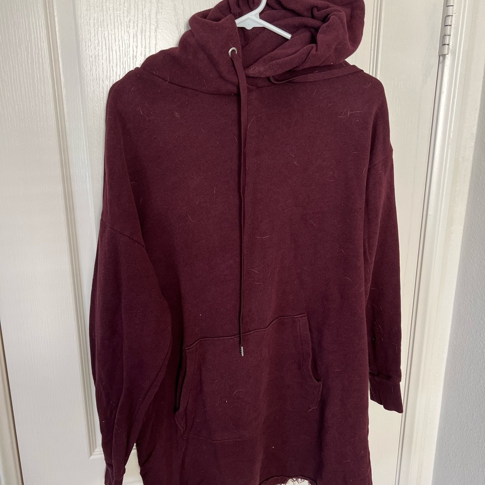 Maroon hoodie